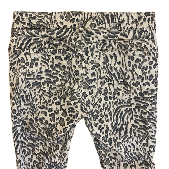 Democracy ab technology jeans animal print size 6 stretchy pants - Picture 3 of 7